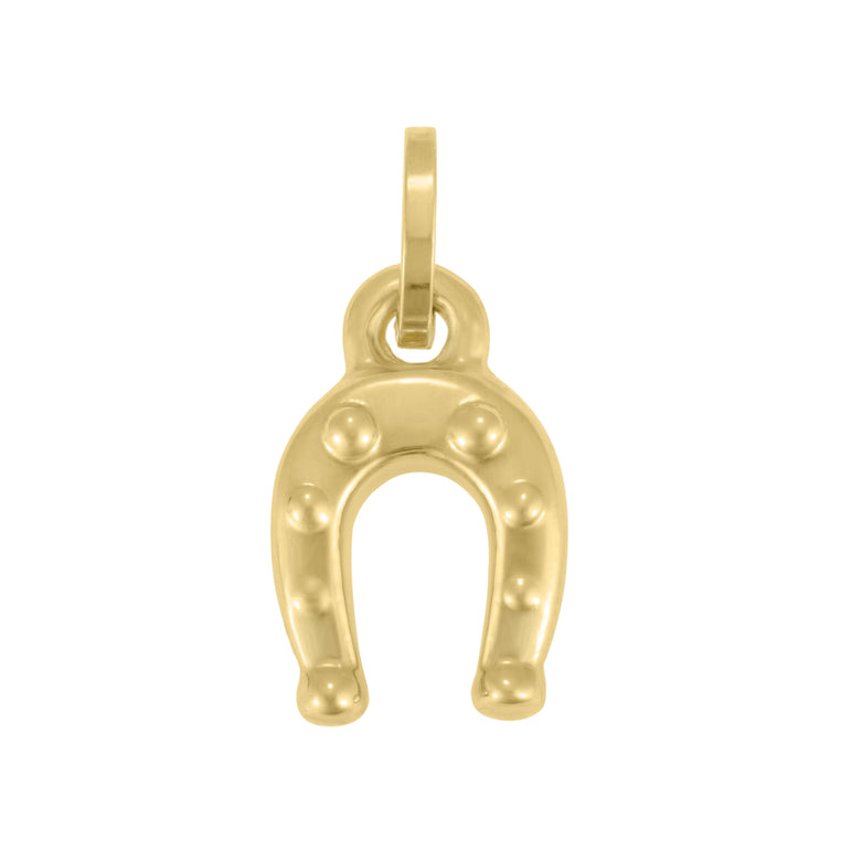 14K Horseshoe Charm-Yellow