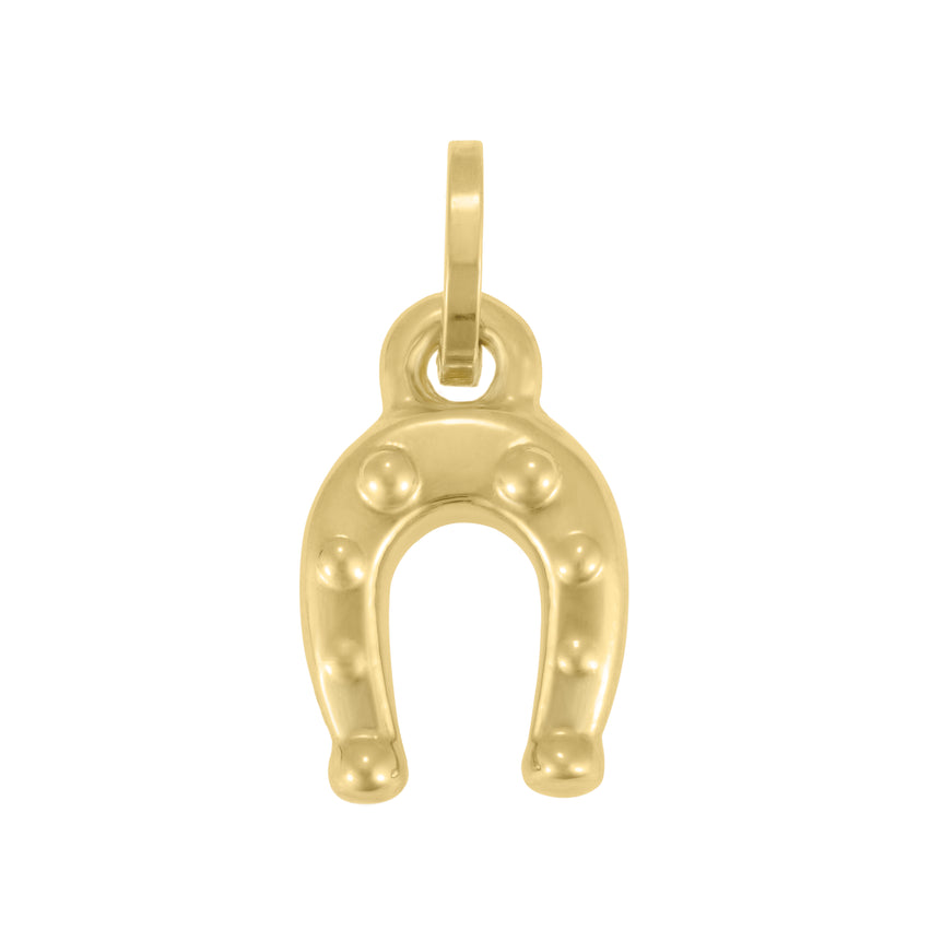 14K Horseshoe Charm-Yellow