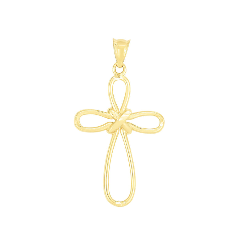 14K Gold Cross-Yellow