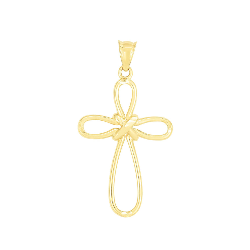 14K Gold Cross-Yellow