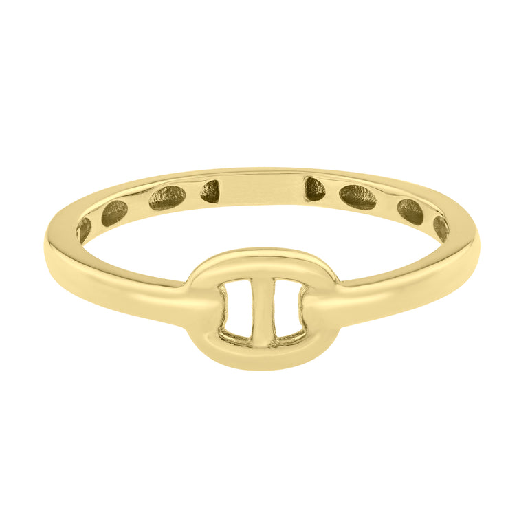 14K Mariner Link Ring-Yellow
