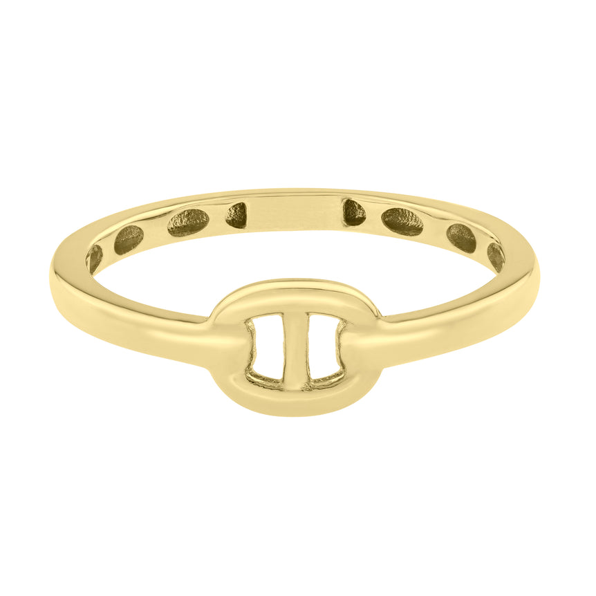 14K Mariner Link Ring-Yellow