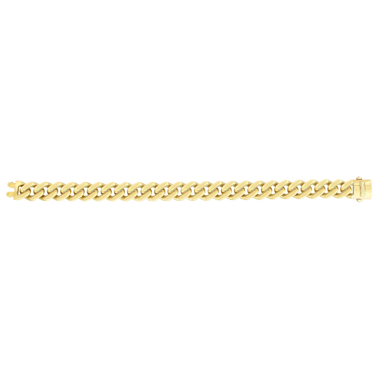 14K Gold 11.5mm Lite Miami Cuban -Yellow | Box with Both Side Push