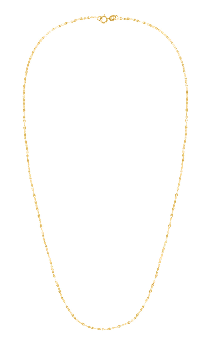 14K Gold 1.4mm Mirror Rolo Chain -Yellow | Lobster