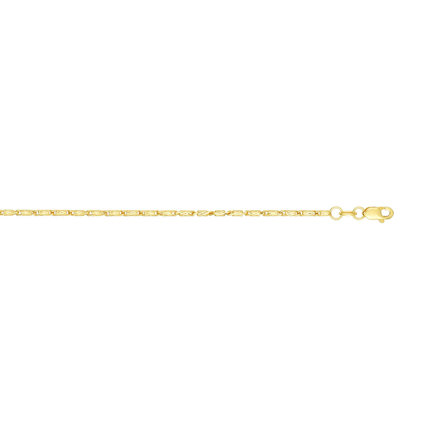 14K Gold 1.5mm Lumina Chain -Yellow | Lobster