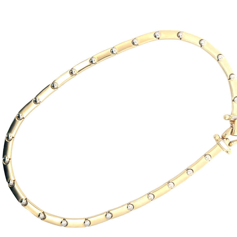 Contemporary Yellow Gold Link Chain Necklace