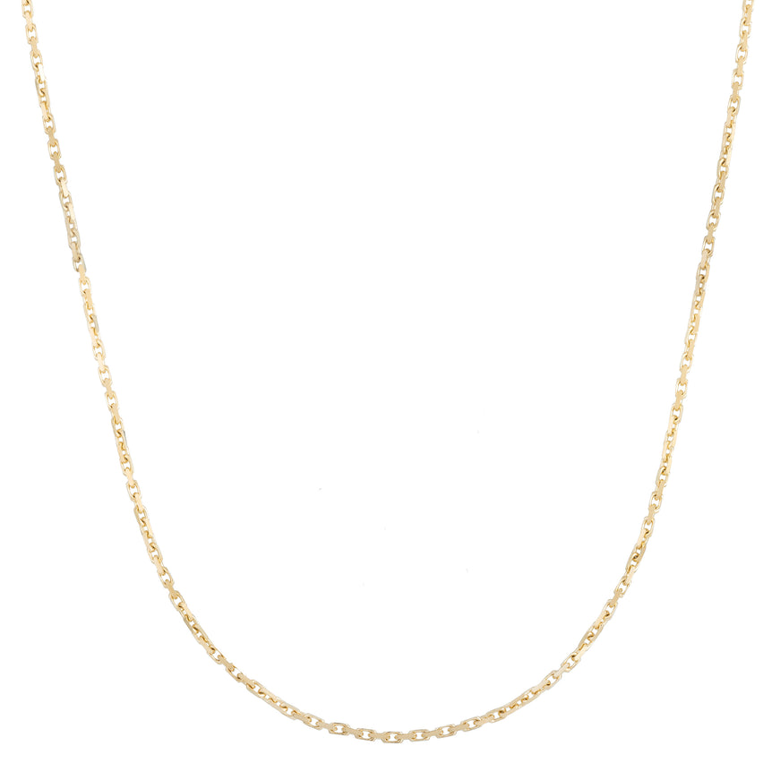 10K Gold 1.9mm French Cable Chain-Yellow | Lobster