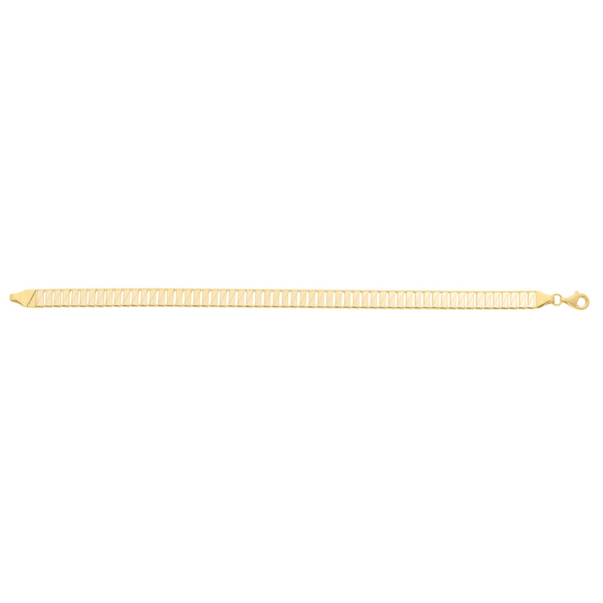 10K Cleopatra Bracelet-Yellow | Lobster