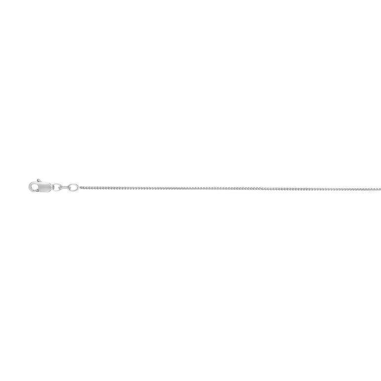 10K Gold .6mm Wheat Chain -White | Lobster