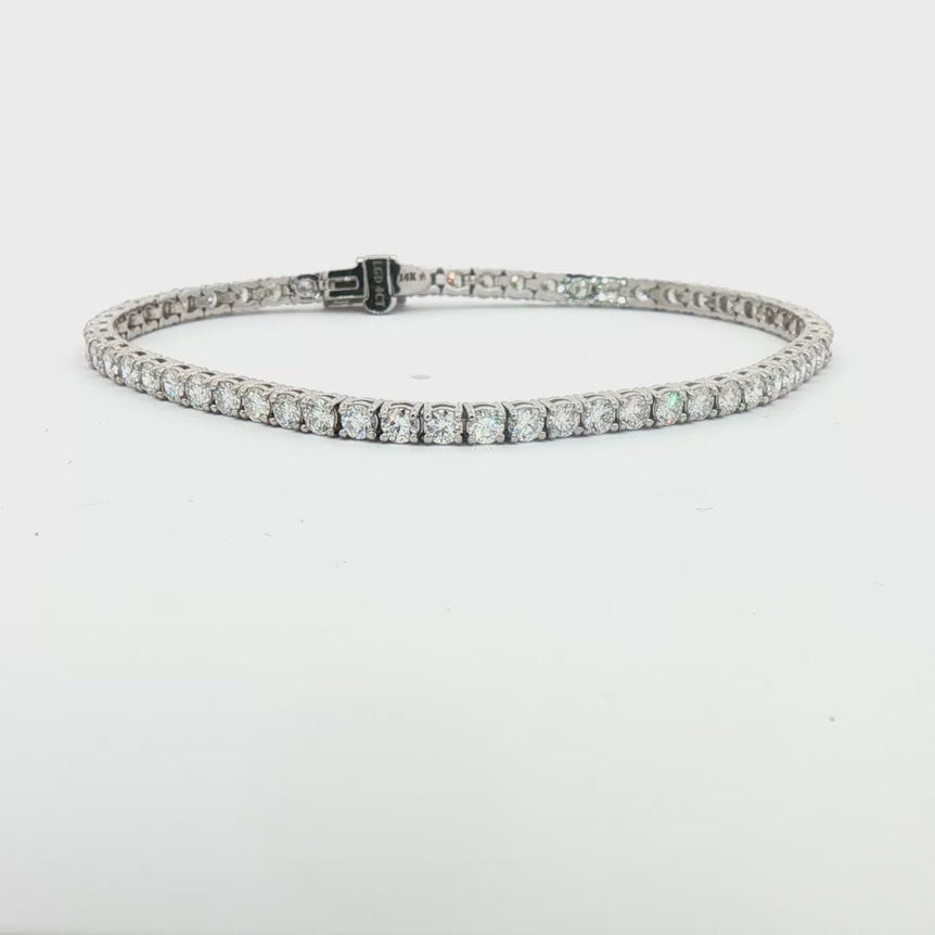 White Gold Diamond Tennis Bracelet